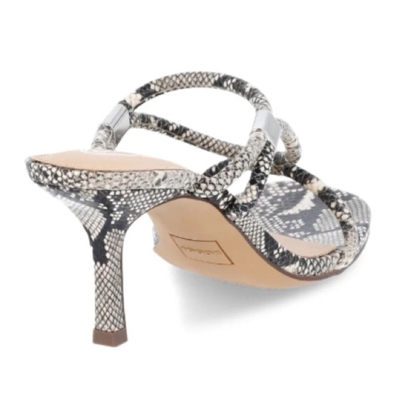 Scoop Women’s Stiletto Hardware Open Toed Heels - Size 7 - Picture 8 of 9